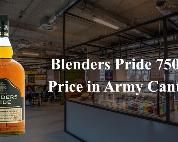Blenders Pride 750 ml Price in Army Canteen