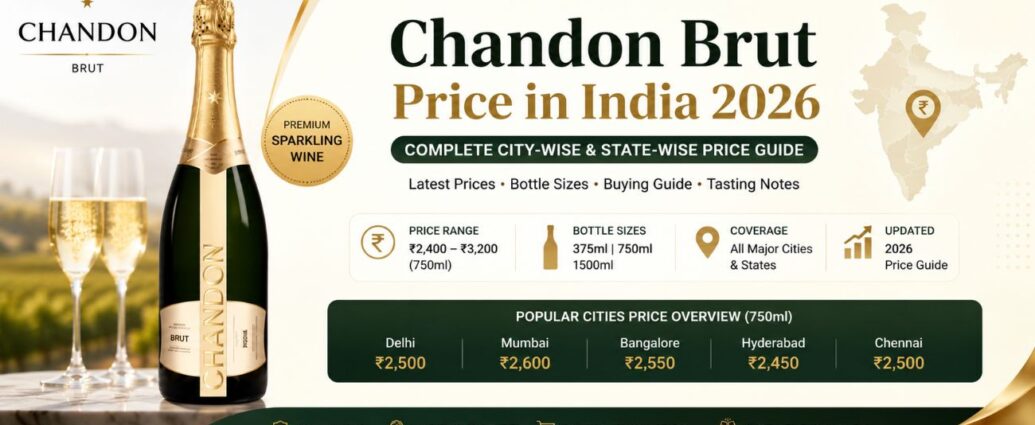 Chandon Brut Price in India